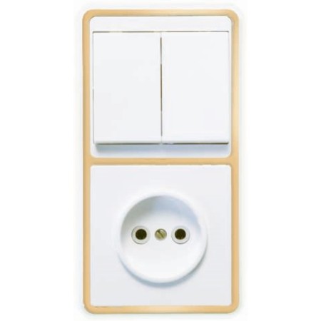 Block "Kuntsevo" 5828 BKVR-038 "Bella", 2 keys, socket, color gold