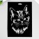 Plastic stencil "Cat" 20x28.5cm
