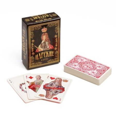 Playing gifts "Tsarskoye", premium, 36 pcs, map 8.5 x 6.5 cm, cardboard 270 g-1