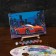 Picture on numbers on canvas with a subframe "Car in the night city", 30x20 cm