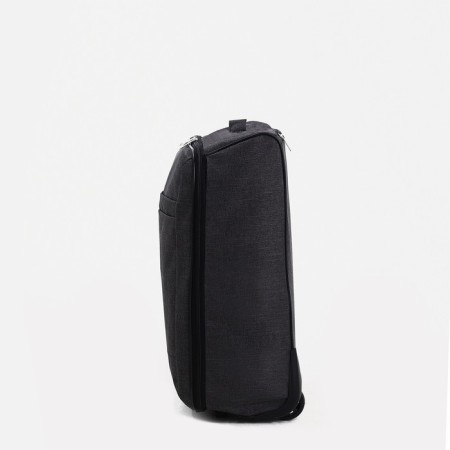 Small Small Small 20 ”,“ Cartes Factory ”, lightning department, external pocket, 2 wheels, dark gray color-1