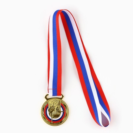 Medal thematic 194 "Gymnastics", gold, d = 5 cm-3