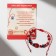 Bracelet-cooker "Children's" ladybug, red-white color, d = 4 cm