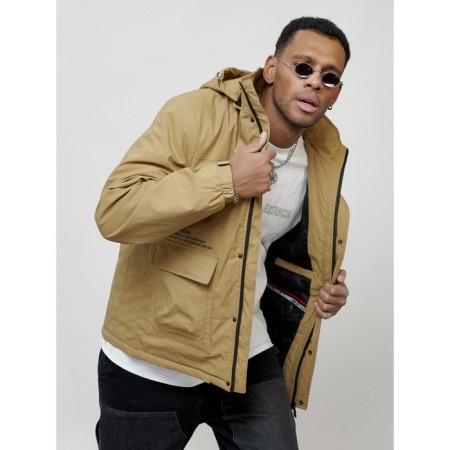 Sports male jacket, size 50, beige color-13