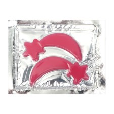 Pink hydrogel pink for the eyes of a pink in the shape of a star