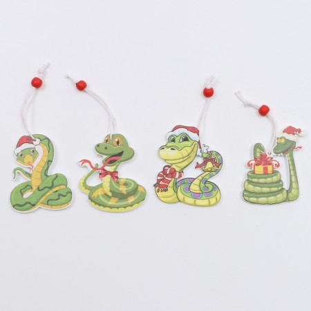 New Year! A set of pendants "Snake", in a wooden gift package, 12 pcs.-3