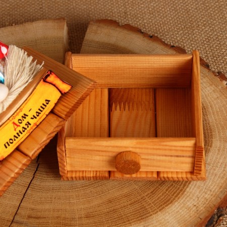 House Kondrat "House - Full Cup", on a chest, 16 x 12 cm, mix-4