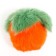 Fluffy on a ring with a carbine "persimmon" d = 8 cm