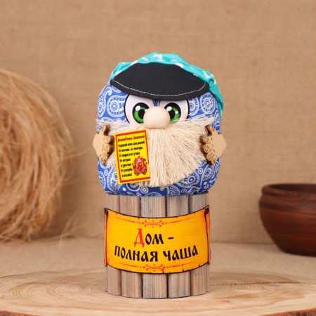 Domovaya Thomas "House-Paced Cup", on a barrel, 19x11x10 cm