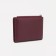 Women's wallet on the button, burgundy color