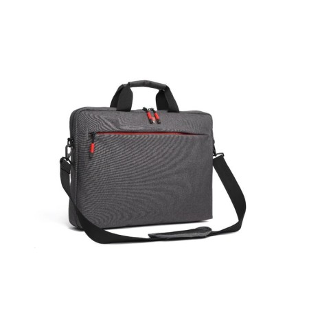 Business bag, lightning department, external pocket, gray color-3