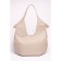 Sobo bag female, genuine leather, ludor beige, 45x12x26 cm