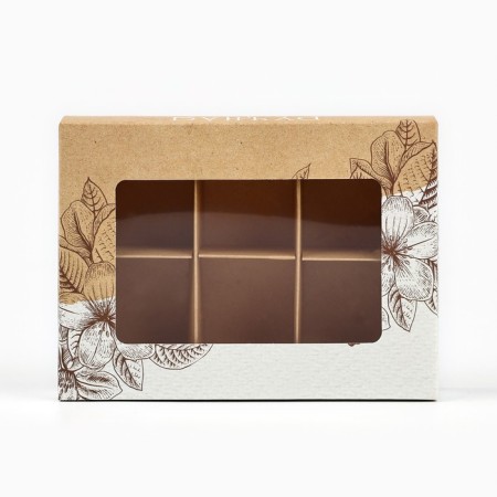 Folding box under 6 sweets "Handmade", 13.5 x 9.8 x 3.8 cm-1