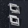 Earrings Metal "Geometry" Symbiosis, Color silver