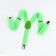 Lifting taps 2.5*0.3*60 cm, plain, height up to 160 cm, green