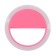 LED ring lamp for Luazon AKS-03, from batteries, 3 modes, pink