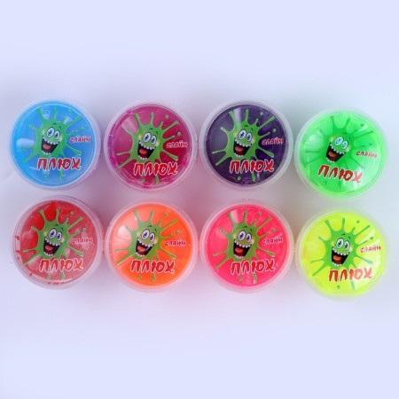 Slime "Plus", container, 140 g, mix-1