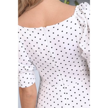 Female dress, size 50, white color-14