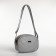 Bag Women's Cross-Bodi with a zipper, gray color