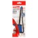 Pen on the stand N1, the oil base, on the spring, the case is black and blue, blue ink blue