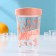 A glass with a Fresh lid, 600 ml, 9.8 × 9.8 × 16 cm, tritan, color mix