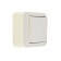 Switch "Kuntsevo" Tim 8030, 10 A, 250 V, 1 key, ivory color