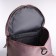 A backpack-samka with a zipper, 4 outer pockets, shoe detachment, pink color