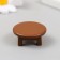 Decor for the creativity of the Polystone "Round table" 3.5x1.5 cm