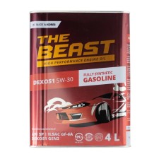 Масло моторное THE BEAST DEXOS 1 5W-30, синтетическое, 4 л
