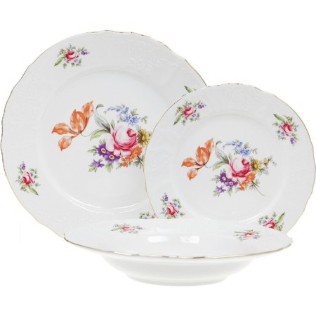 Dining Service 6/25 BERNADOTTE, Decor "Meissen Bouquet", 25 items-6