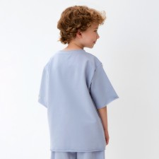 Футболка детская KAFTAN, р. 34 (122 - 128 см), серый