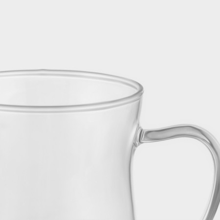 Glass mug for brewing with sieve "Sophie", 350 ml-4