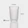 Set of glass glasses "Faced", 6 pcs, 250 ml