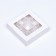 Box for sweets 9 pieces, 8.7 x 8.7 x 2.5 thin separators, white