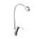 Accoona A4868 kitchen mixer, one -leaf, flexible surge, with nut, silumin, chrome