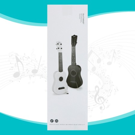 Musical toy - guitar "Style", 4 strings, 57 cm., Black color-7