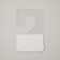 Hook-lumber self-adhesive 2.5 × 4 cm (packing 100 pcs.), The color is transparent