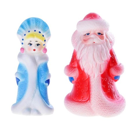 Set of rubber toys "Christmas", mix