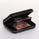 Women's wallet with lightning, black color