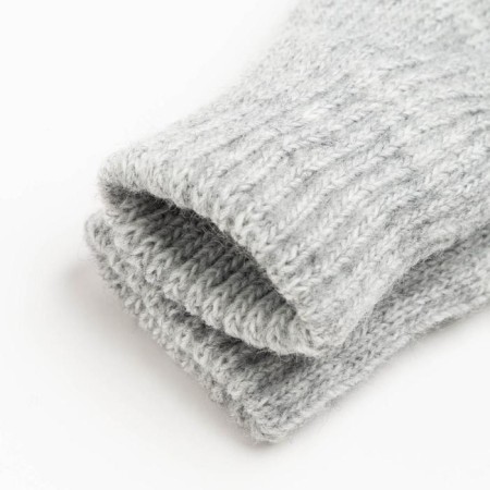 Double children's mittens, gray color, size 12 (3-6 years)-2