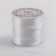 Silicone thread (elastic band), flat, l = 50 m, transparent