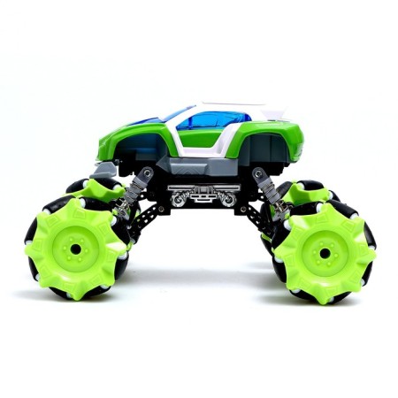 Radio -controlled jeep Drift, 4WD, drift, works on the battery, green color-1