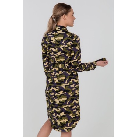 Dress shirt female looklikecat, size 42, green color-2