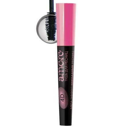 Bielita amore eyelashes "4D mega effect of overhead eyelashes", black color