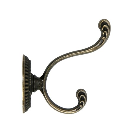 Furniture tundra hook TKD018, two -rod, bronze, 10 pcs TMP-3