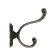 Furniture tundra hook TKD018, two -rod, bronze, 10 pcs TMP
