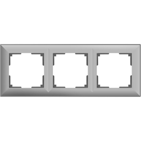 Frame for 3 posts WL14-FRAME-03, silver color