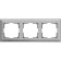 Frame for 3 posts WL14-FRAME-03, silver color