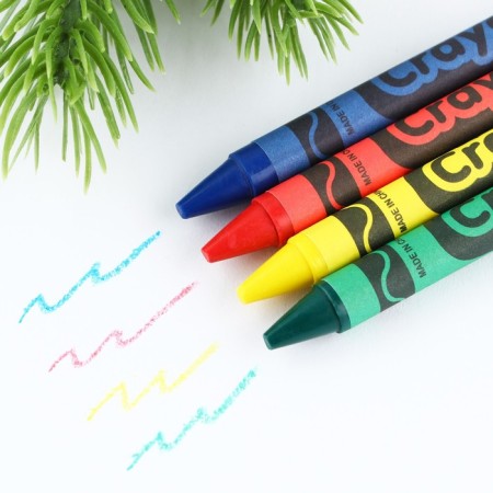 Gift New Year's set: notebook coloring, stencils, stickers and wax crayons "Grandfather Frost"-2