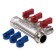 Aqualink threaded manual, 3/4 "x3/4" x1/2 ", internal/outer, 3 exits, with balloons. Taps